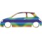 Sticker Auto , zFiat 2, , Autocolant Personalizat Rezistent