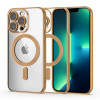 Husa Tech-Protect Magshine MagSafe pentru Apple iPhone 13 Pro Auriu, Transparent, Silicon, Carcasa