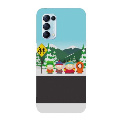 Husa compatibila cu Oppo A76, Viceversa, model South Park street, Silicon, TPU foto