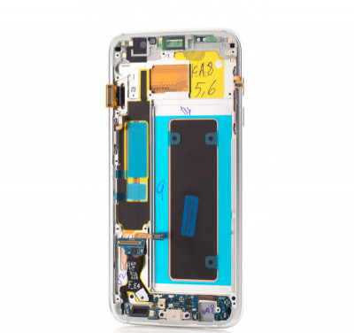 Display Samsung Galaxy S7 Edge G935, Silver, Service Pack OEM foto