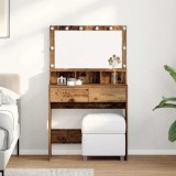 Cumpara ieftin Masă de Machiaj Lemn vechi 80 x 41 x 134.5 cm Lemn compozit
