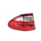 Stop spate, lampa Mercedes Clasa E (W211) 03.2002-06.2006, model: Combi (Elegance), montare spate, stanga, rosu-alb; cu locas bec; exterior, OEM/OES