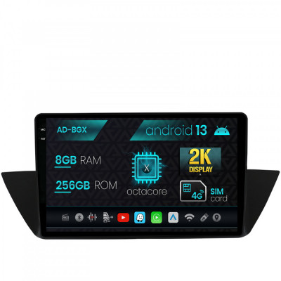 Navigatie BMW X1 (2009-2015), Android 13, X-Octacore 8GB RAM + 256GB ROM, 10.36 Inch - AD-BGX10008+AD-BGRKIT394 foto