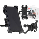 Cumpara ieftin Suport Telefon cu 4 brate, montaj pe Motocicleta sau Bicicleta, culoare Neagra