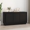 vidaXL Dulap, negru, 102x35x55 cm, lemn prelucrat