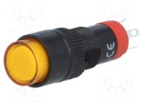 Comutator ONPOW 2 SPDT 0,5A/250VAC IP40 acţionat prin apăsare