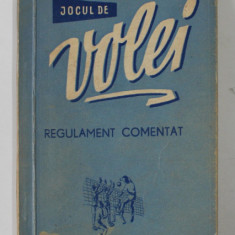 JOCUL DE VOLEI - REGULAMENT COMENTAT , 1959 , DEDICATIE *