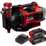 Einhell AQUINNA 36/35 F LED AUTOMATIC PXC + Twinpack CB + 4514095 - Pompa 3.7 bar + Set 2 acumulatori si incarcator Li-Ion 18 V 2.5 Ah