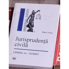 Marin Voicu - Jurisprudenta Civila. Legea Nr. 10/2001