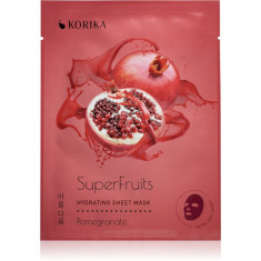 KORIKA SuperFruits Pomegranate - Hydrating Sheet Mask mască textilă hidratantă Pomegranate 25 g