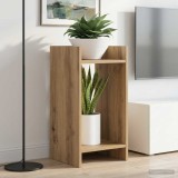 vidaXL Suport pentru plante cu raft Stejar Artizanal 30 x 30 x 60 cm 899608