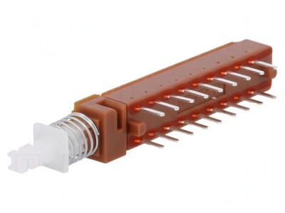 Comutator apăsare 2 poziții 0,5A/100VAC 1A/25VDC foto