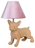 Lampa de masa cu un buldog francez CW633