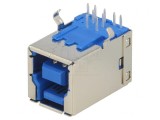 Soclu USB B PCB THT 90&deg; USB 3.0