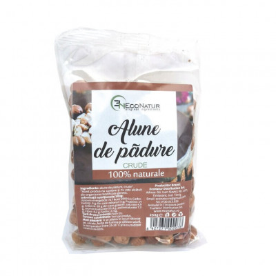 Alune de padure crude 250gr foto