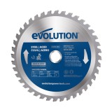 Panza circular pentru taiat otel, pentru fierastraie circulare stationare Evolution 185mm, &Oslash;185 x 20 mm, 40 de dinti TCT