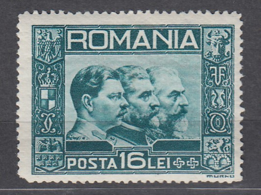 ROMANIA 1932 LP 92 EFIGIA CELOR TREI REGI SARNIERA