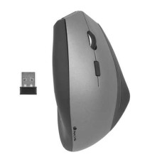 Mouse wireless ergonomic, Evozen, 1600dpi, gri, NGS foto