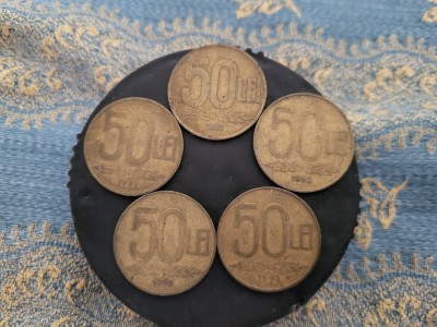 Monede 50 de lei vintage foto
