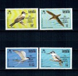 Anguilla 1989 - Aniversarea aselenizării, supratipar pe pasari, serie neuzata