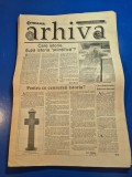 Ziarul arhiva 28 august 1992 - articol iului maniu, ion c. bratianu