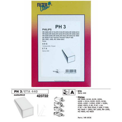 PH3 SACI ASPIRATOR 10BUC 000073-K pentru aspirator FILTERCLEAN foto