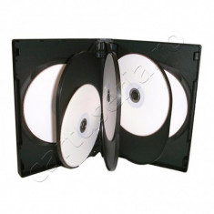 Carcasa plastic pentru 8 DVD-uri