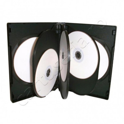 Carcasa plastic pentru 8 DVD-uri foto