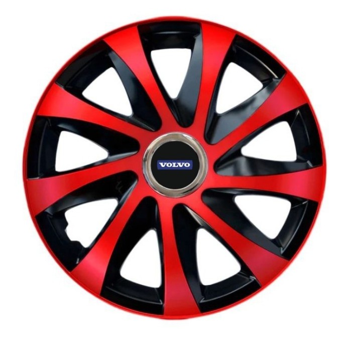 Set 4 capace roti Drift extra red R14 pentru gama Volvo