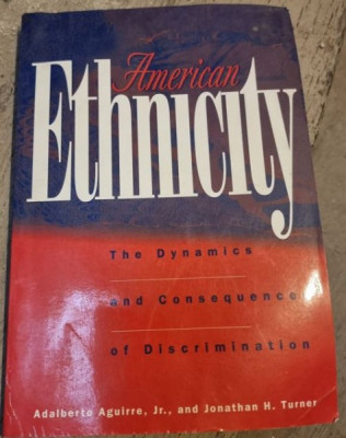 Adalberto Aguirre Jr., Jonathan H. Turner - American Ethnicity. The Dynamics and Consequence of Discrimination foto
