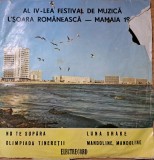 Disc vinil Various - Al IV-lea Festival De Muzică Ușoara Rom&acirc;nească &ndash; Mamaia 1966 (7")Electrecord--EDC 774