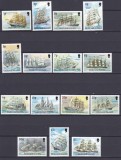 DB1 Colonii Ins. Falkland 1989 Corabii care au navigat pe la Capul Horn 15 v. MNH, Nestampilat