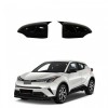 Capace Oglinzi Batman Negru Lucios Toyota C-HR 2016-2023 ALM ABS