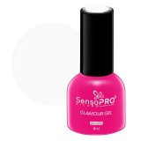 Cumpara ieftin Oja Semipermanenta Glamour Gel SensoPRO Milano 8ml, White Fantasy #01