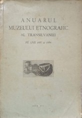 ANUARUL MUZEULUI ETNOGRAFIC AL TRANSILVANIEI PE ANII 1957 SI 1958-COLECTIV-237540