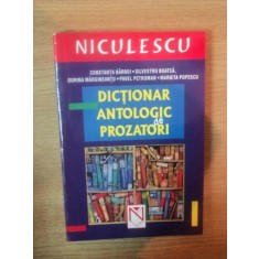 DICTIONAR ANTOLOGIC DE PROZATORI de CONSTANTA BARBOI ... MARIETA POPESCU , 2004