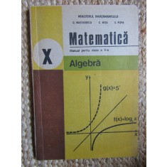 C. Nastasescu - Matematica. Manual pentru clasa a X-a, algebra (Editia: 1996)