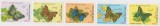 IRAN 2002 FLUTURI Serie 5 timbre Mi.2886-90 MNH**, Nestampilat