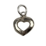 Pandantiv din argint 925 jolie silver, model inima contur, 18 x 12 mm, 1 g