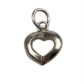 Pandantiv din argint 925 jolie silver, model inima contur, 18 x 12 mm, 1 g