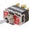 Intrerupator basculant, 3 pozitii, mod comutare ON-OFF-ON, DP3T, SCI - R13-29E-07-HPH