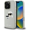 Husa pentru Apple iPhone 16 Pro Max, Karl Lagerfeld, 3D Rubber Karl &amp; Choupette, Bej