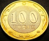 Cumpara ieftin Moneda exotica - bimetal 100 TENGE - KAZAHSTAN, anul 2006 * cod 4460