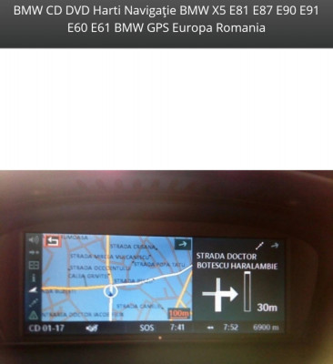 BMW CD DVD Harti Navigație BMW X5 X6 E81 E90 E91 E60 E61 BMW GPS Europa Romania foto