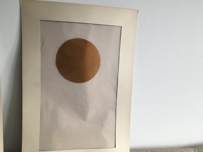 SULTANA MAITEC, SOARE. FOITA DE AUR PE HARTIE DE CALC foto