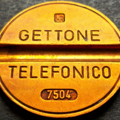 Moneda / Jeton Telefonic GETTONE TELEFONICO - ITALIA, anul 1975 * cod 2649