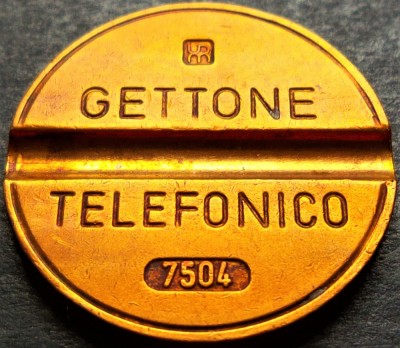 Moneda / Jeton Telefonic GETTONE TELEFONICO - ITALIA, anul 1975 * cod 2649 foto