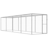 Cușcă pentru pisici, 6x1,5x1,5 m, oțel galvanizat