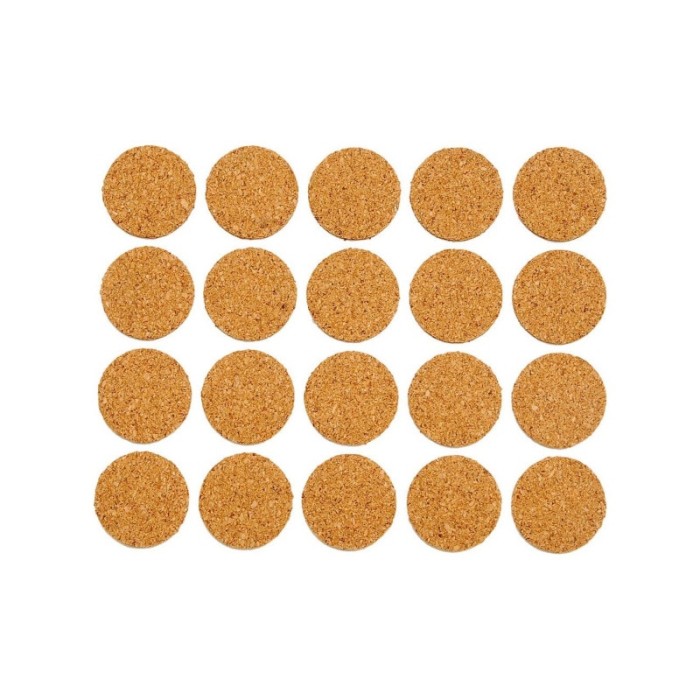 74802 VOREL Suport antiderapant pluta, 20 mm, 20 bucati