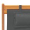 Scaune pliante 2 buc. Material textil gri - 7